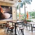 Breadtalk, Myanmar Plaza - Yangon, Myanmar | Product Seen: [Fossil Outdoor Armchair, Ottawa Chair & Isotop - Outdoor Table Top – Indian Rosewood colour]